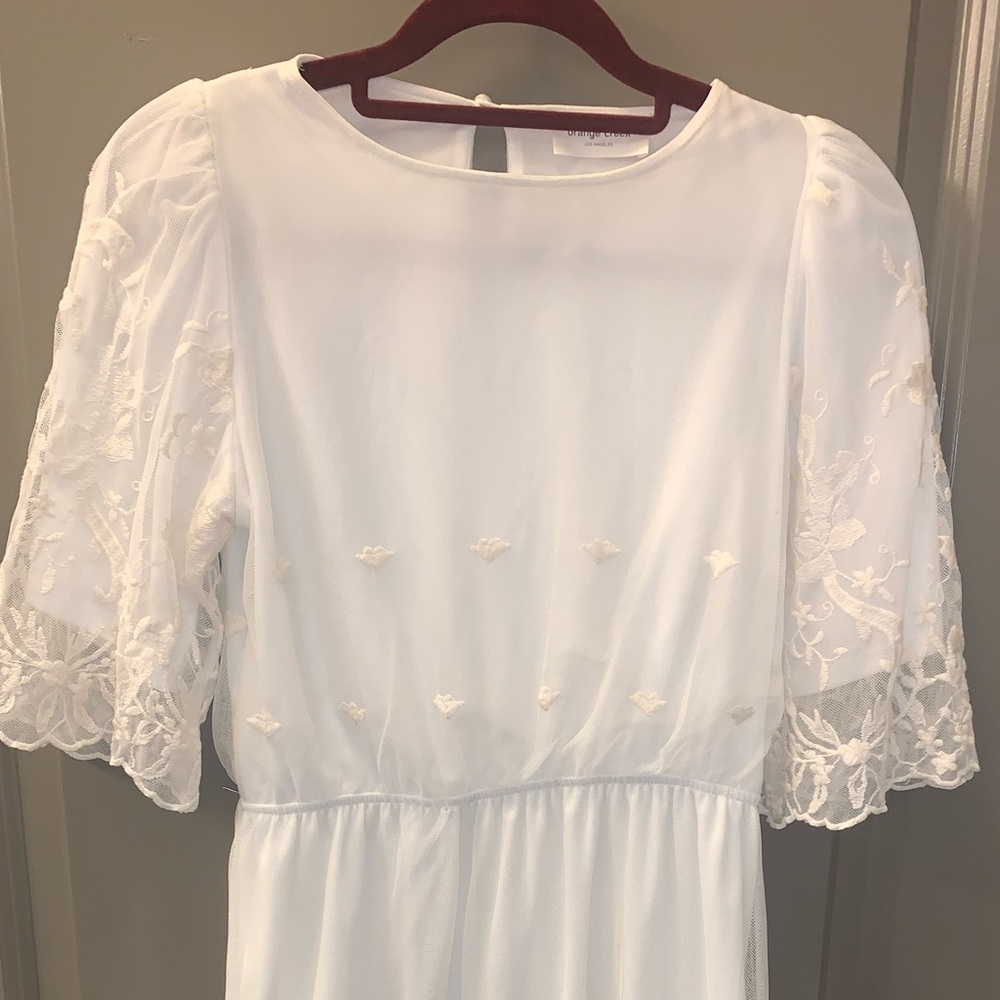Beautiful lace modest dress